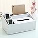 Produktbild Qiuqiu Home Tissue Box Leather Multifunktions-Fernbedienung Kosmetik Box Aufbewahrungsbox