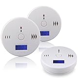 CO Melder Kohlenmonoxid Gasmelder Gaswarner Rauchmelder (Co...