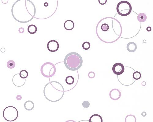 A.S. Création Strukturprofiltapete Happy Hour, Mustertapete, grau, violett, weiß, 238733