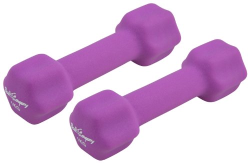 3Kg (2×0.5, 2×1) Neopren Gymnastik Hanteln Gewichte Hantel-Set Kurzhantel - 3