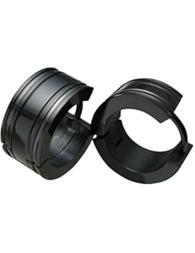 Kikuchi Herren Damen Ohrstecker Ohrringe Creolen Edelstahl Titan Schwarz 6mm Fräsung ER15130