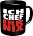 Produktbild Rahmenlos Tassen - Master Artikel - Alle verschiedenen Motive zum auswählen - BESTSELLER:, Rahmenlos Tassen:Tasse ich Chef 2514 - Ich Chef ihr nix