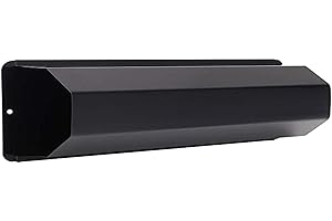 Rottner supporto per giornali Pescara Antracite, in acciaio, aperto su entrambe le estremità, con etichette incluse, fissaggio a parete, di colore grigio antracite.