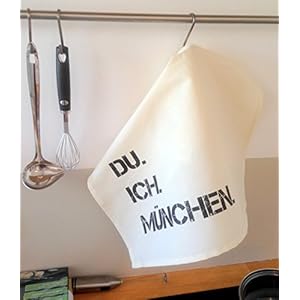 Du. Ich. München. Geschirrtücher Set 2 Stück Handtuch Küche