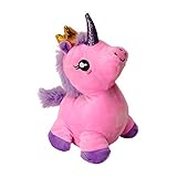 siehe Produktbeschreibung Laber-Einhorn Kuscheltier mit Sprachwiedergabe in rosa - Laber Einhorn Stofftier Plüschtier