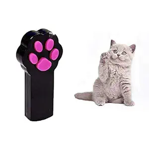 ROYALE CAT Royal Cat Paw Style Catch LED Light Pointer Red Pot Exercise Chaser for Dog and Cat (Colour May Vary) (Single)