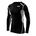 Langärmliges Total Compression Advanced HyperFusion Basisschicht-Unterhemd Funktionsunterwäsche Armour Kompressionsshirt für Männer und Jungen - Crew Neck - K/G M