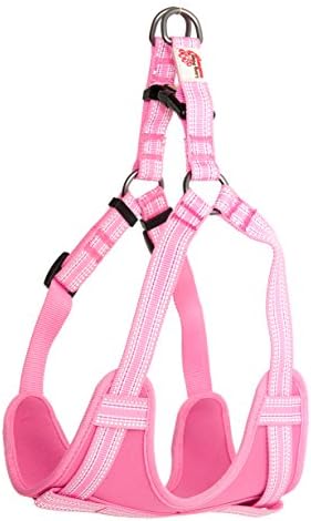 Long Paws Comfort Harness, Reflective, Padded Dog Harness, Extra Small, Pink