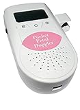 Jumper Medical JPD-100S6 Fetal Doppler, handgehaltenes Ultraschallgerät zum Hören und Überwachen der Baby-Herztöne, mit 3,0 MHz Sonde, CE, FDA, ISO Zertifizierung, mit hintergrundbeleuchtetem LCD-Display, 2 AA-Batterien, weiß-rosa Farbe. - 7