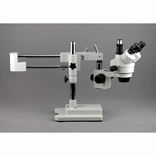 3.5X-90X Trinocular Stereo Boom Zoom Microscope + Fluorescent Light