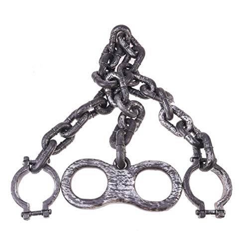 Amosfun Halloween grilletes Cadenas novedosas Esposas Accesorio...