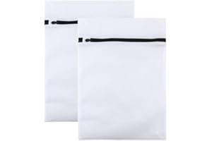 TAOPE Sacs à Linge, 2 Pack Filet à Linge, 40 * 50cm Sac à Lavage du Linge à Mailles Réutilisation, Sac de Machine à Laver, Filet de Lavage pour Blouse Chaussure Bas Soutien-Gorge Lingerie