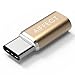 Produktbild AIFFECT USB Micro auf USB C Adapter Konverter 2.0 bis 3.0 -Gold