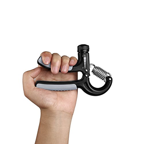 HiHiLL Handtrainer Fitness Fingertrainer Fingerhantel einstellbar 20-88Lbs (10-40kg) Griff-Verstärker für die Entwicklung der Hand- und Unterarmmuskulatur