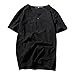 Produktbild Luckycat Herren Sommer Freizeit Hemd Kurzarm Regualr Fit Casual Leinenhemd Oberteile Herren Freizeithemd Ärmel Männer Sommer Hemd Casual Regular Fit Oberteile Hoodie