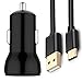 Price comparison product image Type C Gold Car Charger 2 in 1 USB Adapter Data Cable Set for Samsung Galaxy Samsung Galaxy S8 G950 G955 S9/S8 Plus/A3 A320 A520 2017 2017/A5/A5 2018/Sony Xperia/XZ x Compact/Xperia Z5/ Xperia L1/XA Ultra XA1/Xperia Premium/Xperia XZS/Google Pixel XZ-2/Google Pixel XL/Huawei Mate 9/P9/P9 Lite Mate/Mate 10 10 Bulbs/P10/P10 Plus for LG G5 G6 LTE in