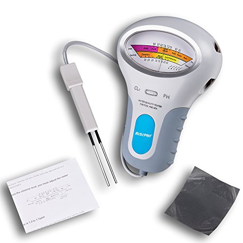Chlor Tester , risepro® pH und CL2 Chlor Level Tester Pool Wasser Spa Wasser Qualität Analyse pc-102 - 5