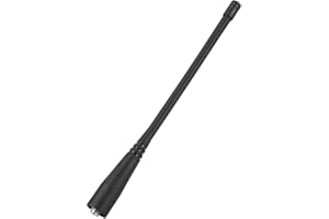 PUSOKEI Antenne talkie-walkie pour Baofeng UV5R UV-82 GT-3, bande VHF/UHF SMA-Femelle Antenne talkie-walkie UHF/VHF avec une forte capacité de réception Antenne radio bidirectionnelle Antenne de 6,5 pouces