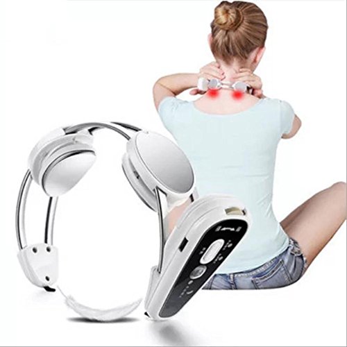 Preisvergleich Produktbild Arvin87Lyly Nackenmassagegerät Hitze Massagegerät mit Hitze Intelligent Aufladen Wärmefunktion Massagegerät Entlasten Schmerz Massagegerät zur Muskelschmerzlinderung für Haus Büro Auto