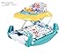 DELUXE SNOW FLAKES 2 IN 1 BABY WALKER & ROCKER MUSICAL ACTIVITY TOY TRAY