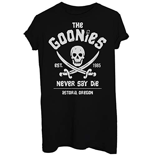 T-Shirt The Goonies Never Say Die 80'S - Film by Mush Dress Your Style - Uomo-XL-Nera