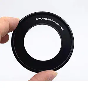 67mm Filter Thread Macro Reverse Mount Adapter Ring,& for Sony E-Series Camera A6500 A6300 A5100 A6000 A5000 A3000 NEX-5T NEX-3N NEX-6 NEX-5R NEX-F3 NEX-3 NEX-5 A7RIII A9 A7III A7 A7s A7R A7II A7RII A