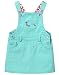 Beebay Infant-girl 100% Cotton Woven Flower Embroidery Dungaree Dress (D5316205802052_Turq_6-9 Months) RS.567.00