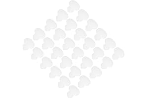 ‎QUARKZMAN QUARKZMAN Silicone Snap Lock Hole Plugs Rubber Panel Seal Cover Flat Type Round for Kitchen Rubber Bulkheads Waterproof Sealing Plugs 4mm Diameter Transparent, Set of 30