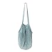 Produktbild Damen Shopper Taschen FORH Frauen Einkaufstaschen Netze Tasche aus Baumwolle Tote Mesh Woven Net Umhängetasche für Sandspielzeug, Obst, Gemüse,Shopping Wiederverwendbar (Blau)