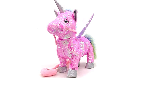 walking singing unicorn amazon