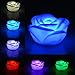Youpin 7 Color Changing Rose Flower Night Light,Rose Shape Candle LED Mostone Night Lamp Colorama Light Novelty Romantic Plastic Cute Lamp For Room Christmas Party Decor Decoration