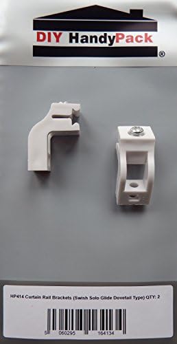 DIY HandyPack - Curtain Rail Brackets Swish Solo Glide Dovetail Type