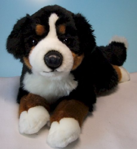 Bovaro Bernese tumbado * 42 cm * Perro de peluche