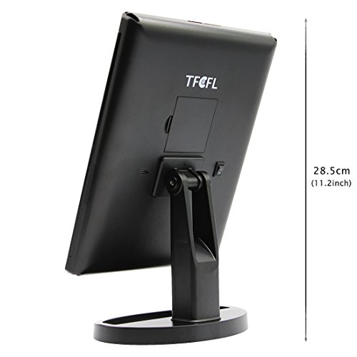 Light Make-up-Spiegel, TFCFL Reise Eitelkeit Spiegel, beleuchtete Spiegel, Tischplatte beleuchtet Kosmetikspiegel, 1X / 2X / 3X-Vergrößerung, 21 helle LEDs für Reisen, Rasieren, Dressing - 3