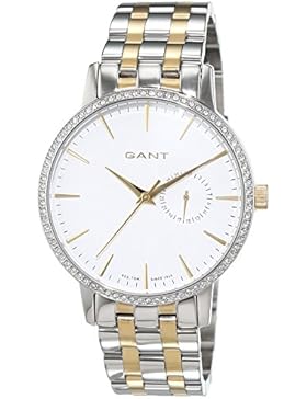 Gant Damen-Armbanduhr PARK HILL II MID STONES Analog Quarz Edelstahl beschichtet W109219