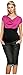 Mija - Capri Denim Maternity Cropped trousers Jeans pants short 9046 (18, Black)