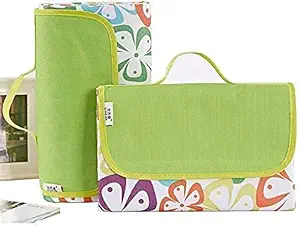 ANTIQUE Foldable Picnic Mat Camping & Outdoor Foldable Sleeping Mat Carpet Foldable Exercise Mat for Home Gym Kids Play Mat Outdoor Sleeping Mattress - Multicolor (Multi, Medium)