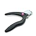 LBC Professional Nail Tip Cutter for false nails - Triple Cut - Black, ABS/Stainless Steel - Collection container