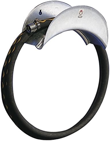 Galvanised Steel Wall Mounted Hose Pipe Holder Storage Bracket 30m Capacity