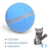 Luces LED: el juguete interactivo para mascotas tiene 2 tipos de modos LED, incluyendo luz blanca y luces multicolor. Cuando parpadea, puede llamar la atención de sus mascotas y estimular su instinto natural de caza.