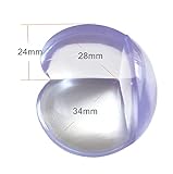 [12 Stück] Eckenschutz und Kantenschutz,CANWN Transparent Stoßschutz für Tisch und Möbel Ecken Weicher Geruchsneutral Tischkantenschutz für Baby und Kinder - 4