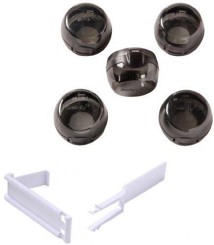 Safety 1st Oven Lock with Decor Stove Knob Covers