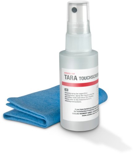 Speedlink Tara Reinigungs-Set für Touchscreens (Display-Reiniger, Pump-Zerstäuber, Mikrofasertuch)