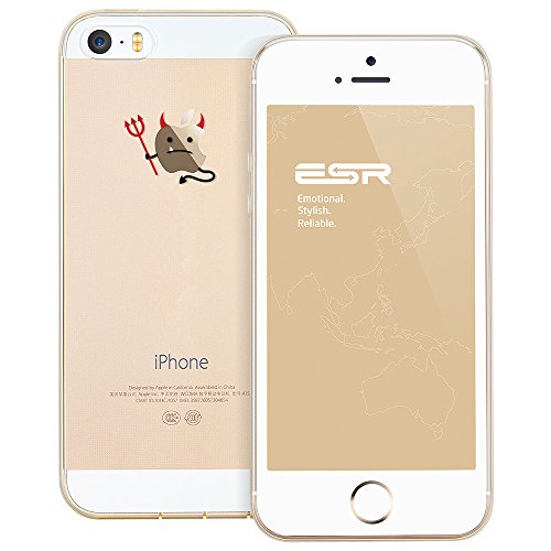 ESR iPhone SE 5 5s Funda  Suave TPU Funda Adorable Parachoques Funda Case Cover Carcasa Para iPhone 5   iPhone 5s   iPhone SE  Peque  o Diablo