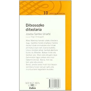 DITXOSOZKO DITXOLARIA - ZUBIA (Haur-Literatura 10 Urtetik Aur)