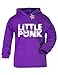 Little Punk Baby/kids Hoodie Purple & White 2 - 3 Years