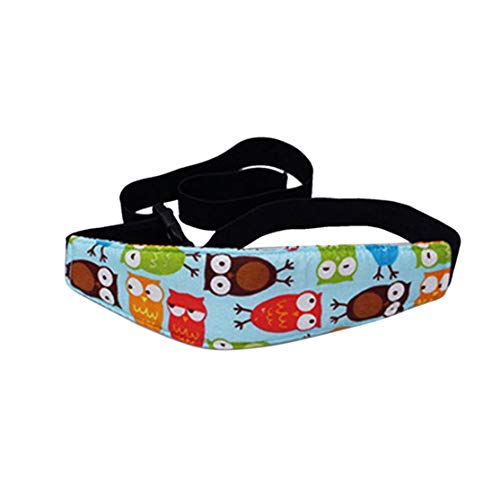 LouiseEvel215 Siège de sécurité pour bébé Ceinture Fixe Positionneur de Sommeil Bébés Support de tête pour bébé Poussette Ceinture de Fixation Ceinture réglable pour la tête