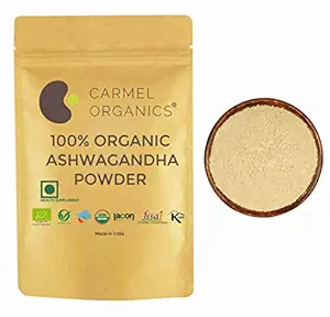 Organic Ashwagandha Root Powder (227 g) | USDA Certified | Helps fight anxiety and stress