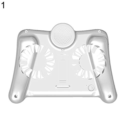 Preisvergleich Produktbild XdremYU Erweiterte Edition Gamepad Game Controller Universal-Handy Lüfter Audio-Player-GriffJoystick kabellos unterstützt Tragbare kompatibel für Apple iOS Android PC White Gamepad with Buttons