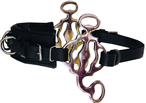 Reitsport Amesbichler AMKA 3 Ring Baroque Hackamore Flexi with Stainless Steel Suits and 3 Rings on the Nose Band